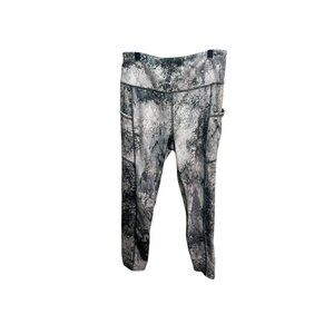 SO Junior Women's Perfect Legging Black & White Marbled‎ Soft - Sz, M